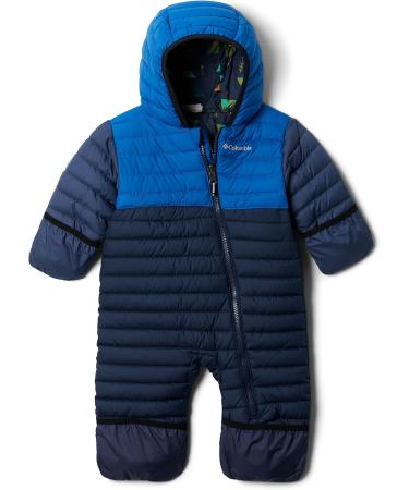 Columbia Kids Reversible Bunting Snowsuit Romper 18-24 Months - Collegiate Navy/Bright Indigo/Dark Mountain - Buy Online on SooperMarket.com