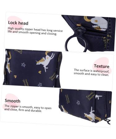 FOYTOKI 4pcs Napkin Storage Bag & Coin Purse | Multi-function Organizer for Menstrual Pads & Makeup | Suitable for Ladies & Child Care - Buy Online on SooperMarket.com