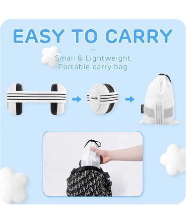 KINGKIDS Baby Ear Protection Headphones - Noise Cancelling Earmuffs for Infants & Toddlers - White & Black - Buy Online on SooperMarket.com