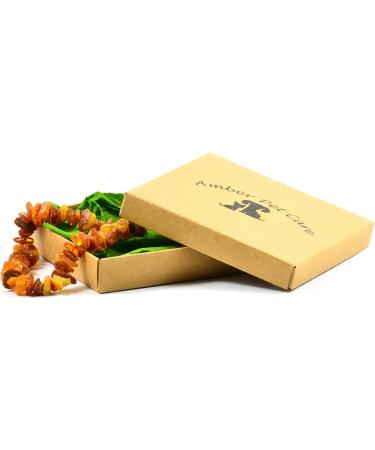 Buy Amberpetcare Amber Chain for Dogs & Cats | Natural Amber Neck Band Against Ticks - Premium Baltic Amber (45-50) - Buy Online on SooperMarket.com