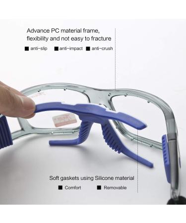 Pellor Safety Goggles - Anti-fog Eye Protection Sports Eyewear in Blue - Buy Online on SooperMarket.com