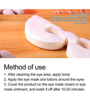 200 Pcs Disposable Ultra Thin Eye Mask Sheets for Moisturizing and Eye Care - Buy Online on SooperMarket.com