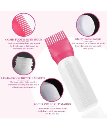 LOBVABA 3 Pieces Hair Oil Applicator Hair Applicator Hair Oil Dispenser with Scale Hair Dyeing Scale for Hair Oiling Hair Coloring - Buy Online on SooperMarket.com