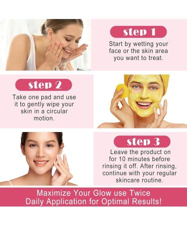 Buy Noveltynose Turmeric Kojic Acid Cleansing Pads | Exfoliating Facial Sponges for Radiant Skin - International Shipping Available - Buy Online on SooperMarket.com