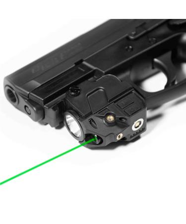 Firefly V2 Flashlight Laser Sight | Strobe Function | Combat Veteran Owned Company | Pistols | Rifles | 220 Lumens | Magnetic Charging | Laser Flashlight Combo for Handgun Pistol Hand Gun | Gun Light Green Laser