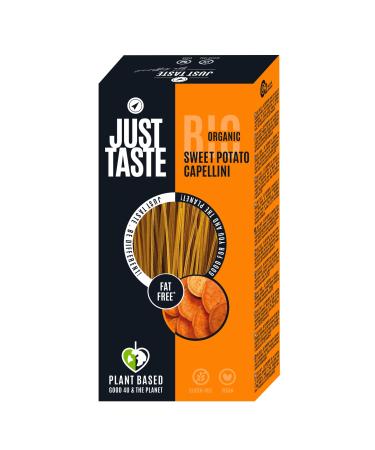 Just button - organic sweet potato glass spaghetti/capellini - high carb - 84g carbohydrates - little sugar - sweet potato noodles ideal for athletes 250g (6 Pack)