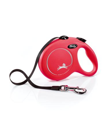 Flexi CL30T5.250.R Retractable Dog Leash Large Red Red/Getaway Solids Large - 16 ft