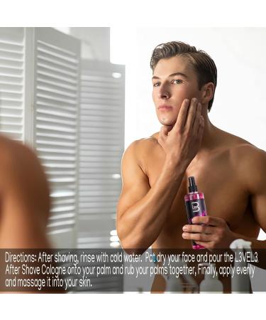 L3 Level 3 After Shave Spray Cologne - Softens Skin - Refreshes and Relieves Face and Skin - Moisturizing Formula Level Three After Shaving Rose 13.5 Fl Oz (Pack of 1) - Buy Online on SooperMarket.com