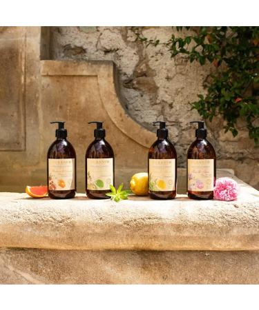 Durance Lemon & Mint Marseille Liquid Soap 500ml Paraben-Free Hand & Body Wash With Olive Oil & Red Rice Extract Vegan Friendly Shower Gel - Buy Online on SooperMarket.com