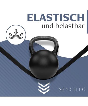 Sencillo Y-Shape Black Suspenders for Men with Carabiner - Stylish & Durable International Shipping - Buy Online on SooperMarket.com