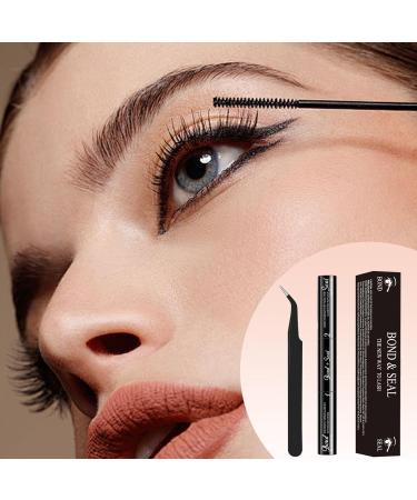 FunnAura 2 in 1 Bond and Seal Lash Glue Waterproof Cluster Lash Glue Strong Hold 72 Hours with a Tweezers - Buy Online on SooperMarket.com
