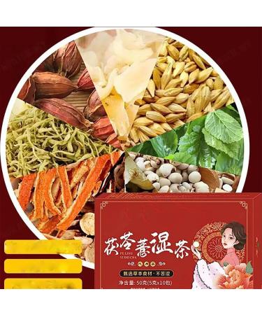 Body Dampness Clearing Herbal Tea Dampness Removing Tea Fu Ling Yi Shi Cha Herbal Stone Clearing Tea Liver Care Tea From China 18 Flavors Liver Care Tea 10packs/ Box (2pcs) - Buy Online on SooperMarket.com