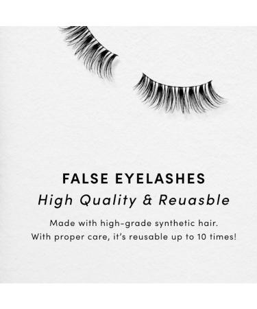 DUP False Eyelashes Natural Series - Japanese Lightweight & Comfortable 2 Pairs of Reusable Strip Lashes for Long-Lasting Wear - Natural 102 Brown Mix - Buy Online on SooperMarket.com