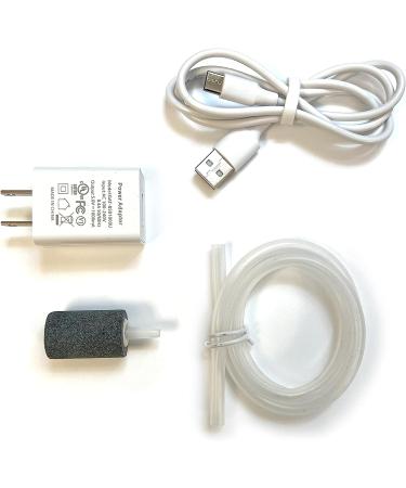 ENGEL Ultra Quiet USB Rechargeable Live Bait Aerator Pump & Bubbler | Large & Extra Large Sizes | White - Buy Online on SooperMarket.com