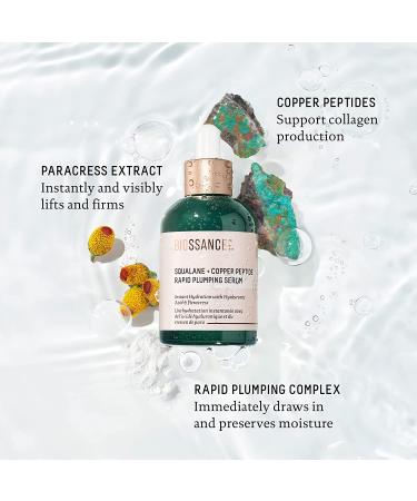 Biossance Squalane + Copper Peptide Rapid Plumping Serum - 1.69 fl oz - Buy Online on SooperMarket.com