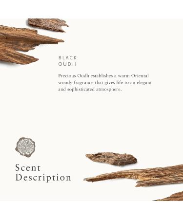 RITUALS Black Oudh Luxury Home Decor Candle - 357g | International Shipping Available - Buy Online on SooperMarket.com