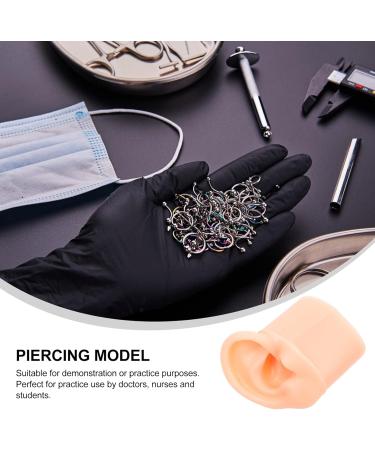 Exceart Silicone Ear Model - Acupuncture Simulation & Piercing Practice Tool - Food Grade Medical Quality - Buy Online on SooperMarket.com