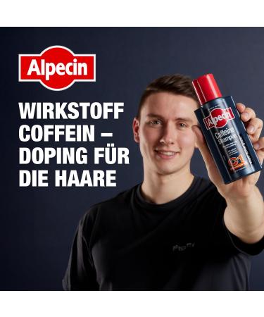 Alpecin Caffeine Shampoo C1 - 3 x 250ml | Combat Hair Loss | Strengthen Roots & Promote Growth | Men's Hair Care - Made in Germany - Buy Online on SooperMarket.com
