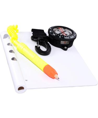 Storm Underwater Scuba Divers Writing Slate with Compass - Essential Tool for Underwater Navigation - Buy Online on SooperMarket.com