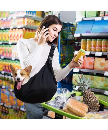 Buy Petcute Sling Dog Carrier Bag for Small Dogs - Adjustable Shoulder Strap Front Pocket & Safety Buckle - Perfect for Travel - Buy Online on SooperMarket.com