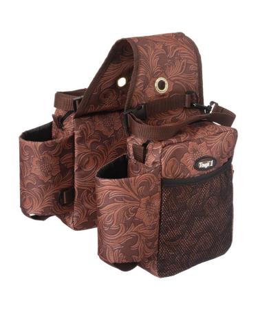 Tough 1 Printed Saddle Bag Brown Tooled