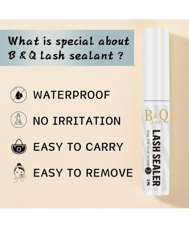 Lash Sealant 5ML Clear Mascara B&Q Lash Sealer for Cluster Lashes Overnighter Lash Extension Sealant Healthy Lash Overnight Sealer Longer Life Coating Lash Seal (Clear 5ml) 5 ML Seal-Clear - Buy Online on SooperMarket.com
