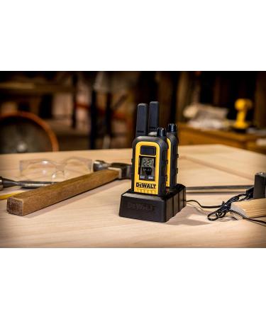 DEWALT DXFRS300 Heavy Duty Walkie Talkies - Waterproof, Shock Resistant, Long Range, Rechargeable Two-Way Radio (2 Pack) - Buy Online on SooperMarket.com