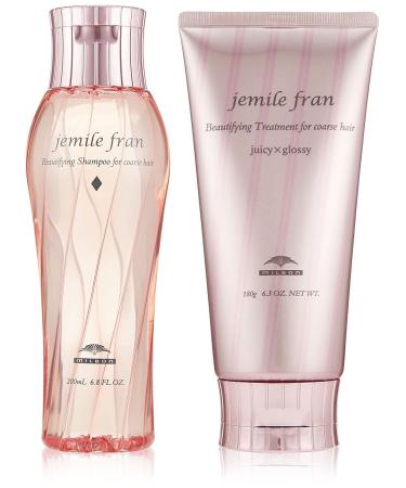 Milbong Jamie Lefranc Shampoo & Treatment (diamond & juicy glossy) 200ml 180g bottle set