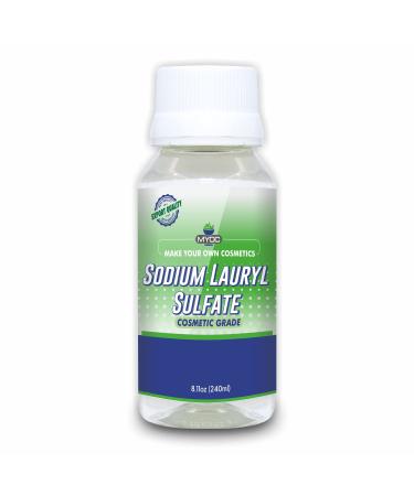 Myoc Sodium Lauryl Sulfate - 240 ml Sodium Lauryl Sulfate for Liquid Sodium Lauryl Sulfate for Shampoo Sodium Lauryl Sulfate for Body Wash Sodium Lauryl Sulfate SLS
