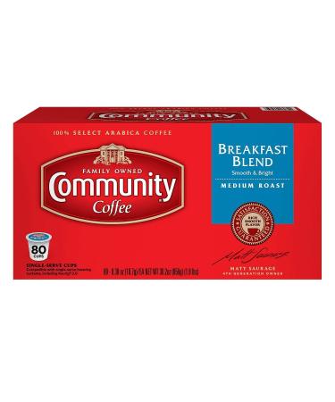 Community Coffee Breakfast Blend (80 K-Cups)