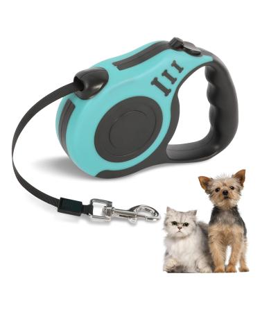 5M Retractable Dog Leash Extendable Automatic Dog Leash Kitten Retractable Leash Small Animals Long Dog Leash. (Blue)