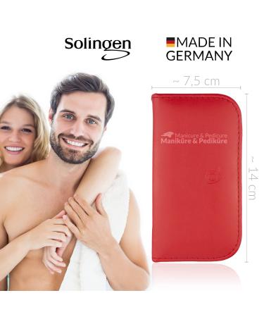 Premium 6-Piece Manicure Set Solingen | Art Leather Case | Stylish & Durable Nail Care Tools for Men & Women - Marqus - Buy Online on SooperMarket.com