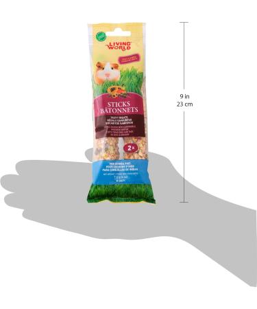 Living World Extrusion Guinea Pig Food 3.3-Pound & 60671 Guinea Pig Fruit Treat Sticks 4-Ounce - Buy Online on SooperMarket.com