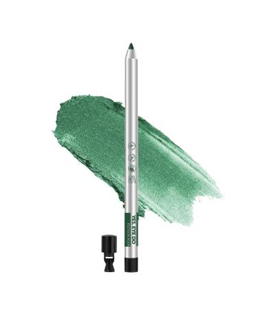 YES.EYE DO Gel Eyeliner Waterproof Smudgeproof Retractable Eyeliner Gel with built-in sharpener Colored Glitter Eyeliner Highly Pigmented and Creamy (Festoon Aqua)