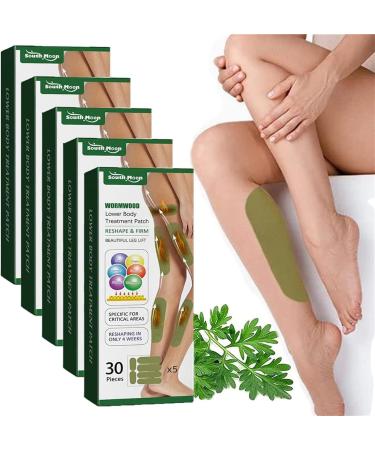 SizSlim Leg S_limming Herbal P_atch Leg Sl_Imming Herbal Patch Wormwood Lower Body Treatment Patch Breaks Down Cellulite for Better Body Shape (150PCS) - Buy Online on SooperMarket.com