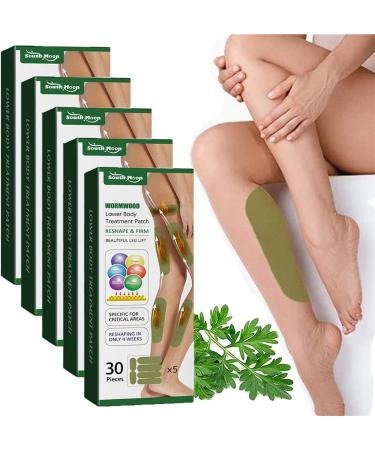 SizSlim Leg S_limming Herbal P_atch Leg Sl_Imming Herbal Patch Wormwood Lower Body Treatment Patch Breaks Down Cellulite for Better Body Shape (150PCS)