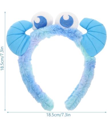 minkissy Horn Headband Plush Ox Horn Headband Cute Funny Headwear Cartoon Animal Horn Hair Hoop with Eyes Hairband for Halloween Dress Up Headbands - Buy Online on SooperMarket.com