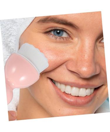 HAPINARY 1pc Cleansing Brush Portable Cosmetic Brush Simple Face Brush Beauty Face Brush Silicone Blackhead Brush Face Scrubbers Pink The Face Artificial Fiber Wool Washbasin - Buy Online on SooperMarket.com