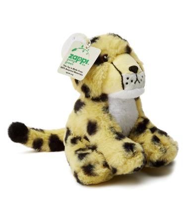 Zappi Co Ultra Soft Cheetah Plush Toy (24 cm Length) - 100% Recycled Eco-Friendly Newborn Gift Realistic Lifelike
