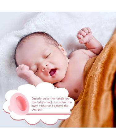 Baby Palm Chest Pressure Drum Cup | Silicone Massager for Baby Phlegm | Pink | 7.7X7.7X5.7CM - Buy Online on SooperMarket.com