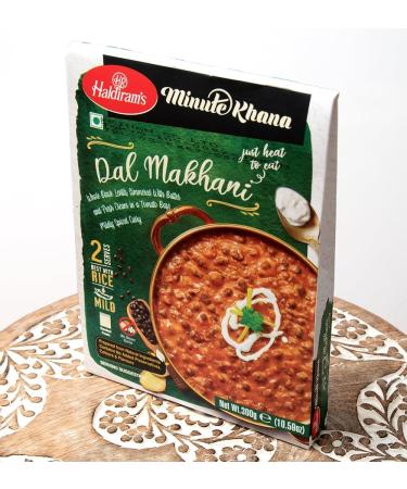 Haldiram's Dal Makhani Ready Meal - 300g (Pack of 2) | Authentic Indian Comfort Food at Your Fingertips | Ready-to-Eat | No Preservatives - Buy Online on SooperMarket.com