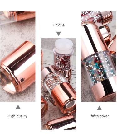 Beavorty 4-Piece Double-Headed Silicone Nail Stamp Set | Clear Manicure Art & DIY Nail Design - Buy Online on SooperMarket.com