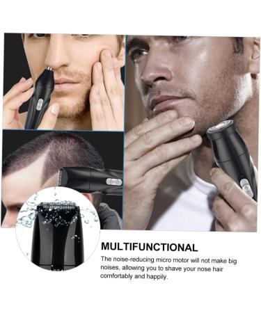 Buy Hemoton Rechargeable Nose Hair Trimmer - Low Noise Safe Metal Cleaner for Men & Women | Mini Razor Nose Hair Removal Tool - Buy Online on SooperMarket.com