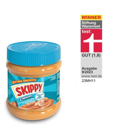 Skippy Creamy Peanut Butter 340g - 91% Peanuts No Palm Oil Extra Smooth Delicious Taste - International Shipping Available - Buy Online on SooperMarket.com