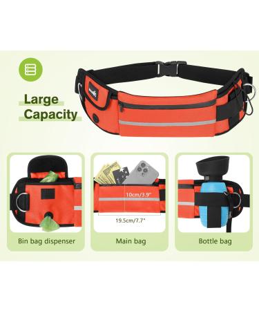 Pecute Jogging Leash for Dogs - Elastic Running Leash with Belly Belt for Large & Medium Dogs Includes Belt Bag Supports Up to 100kg - Perfect for Running & Jogging - Buy Online on SooperMarket.com