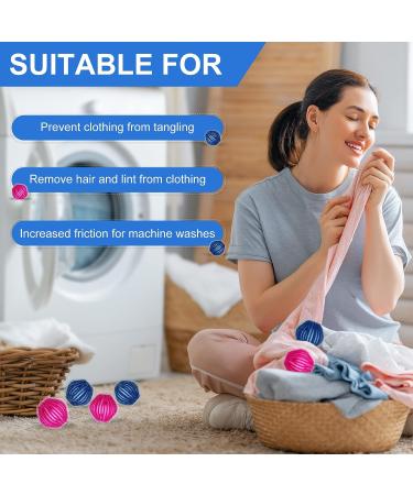 Pet Hair Remover for Laundry - 12 Reusable Washing Balls | Easily Remove Pet Hair from Clothes - Buy Online on SooperMarket.com