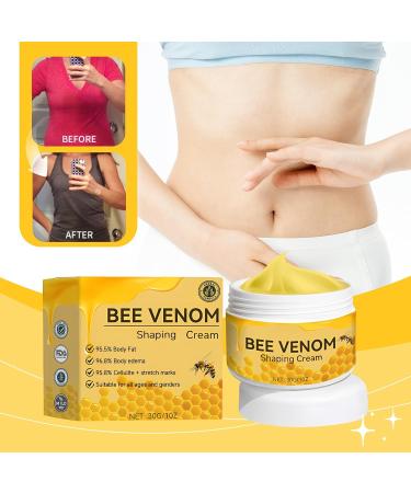 Bee Venom Shaping Cream Bee Venom Cream Bee Venom Anti Cellulite Cream Bee Venom Firming Body Cream for Belly Anti Cellulite Body Cream for Tightening Skin Abdomen Legs Belly Buttocks - Buy Online on SooperMarket.com