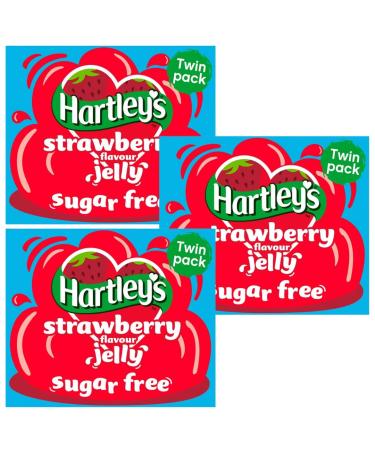 Jelly Bundle With Hartleys Sugar Free Strawberry Jelly Flavour 23g (3 Pack)