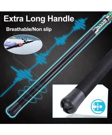 Soougayilang 2.18m Wels Fishing Rod - Durable Carbon Fiber Boat Rod for Sea Fishing | Lightweight & Robust Carp Fishing Gear - Buy Online on SooperMarket.com