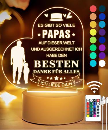 DJLLA gift for dad papa birthday gift Christmas gifts for dad personalized birthday present for men father's day gift father-daughter gift Thanksgiving-Christmas gift